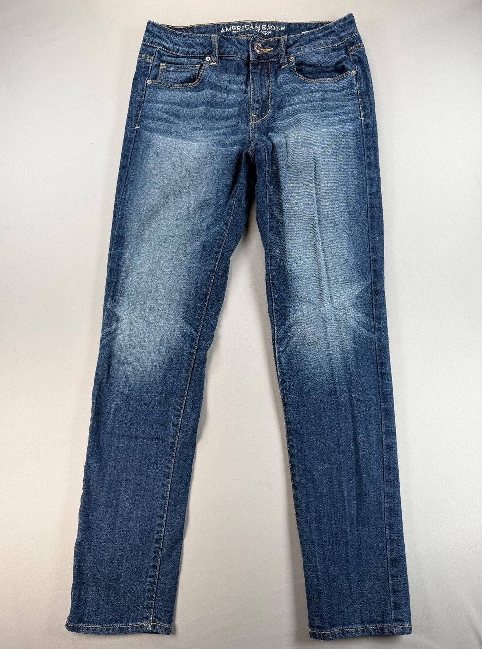 American Eagle Mid-Rise Skinny Stretch Jeans (Women's 4R)